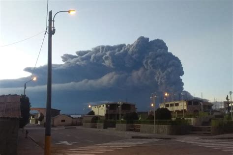 Se Cumplen Dos AÑos Desde La Última ErupciÓn Del VolcÁn Ubinas En Julio