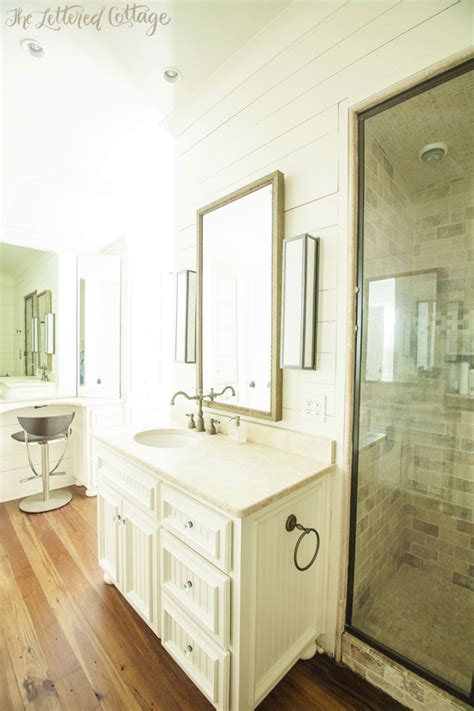 Traditional Bathroom Tumbled Travertine Wood Walls The Lettered