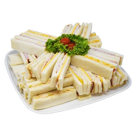 H E B Medium Gourmet Finger Sandwich Tray Shop Standard Party Trays