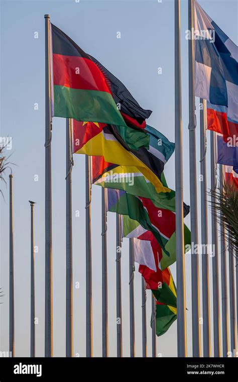 The Flag Plaza Displays 119 Flags From Countries With Authorized