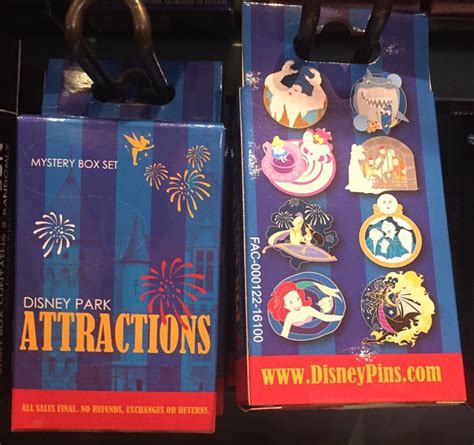 Disney Park Attractions Mystery Pin Set Disney Pins Blog