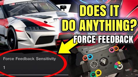 Force Feedback Sensitivity Setting In Gran Turismo 7 Does It Do