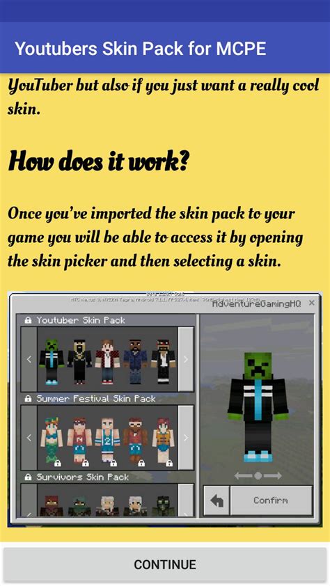 Youtubers Skin Pack Mod For Mcpe Apk For Android Download