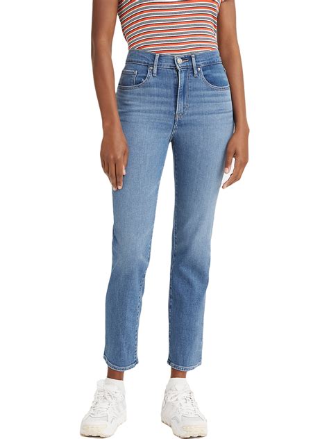 Levis Original Red Tab Womens 724 High Rise Straight Crop Jeans