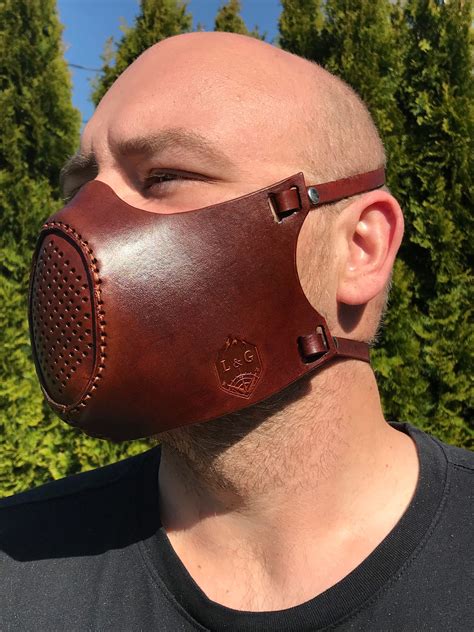 Industrial High Quality Leather Face Mask