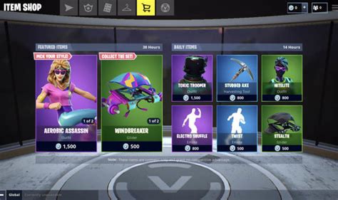 Fortnite Item Shop Update Today What New Skins Are In The Item Shop