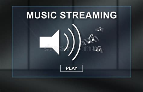 Music Streaming Concept On A Tablet Stock Photo Image Of Internet