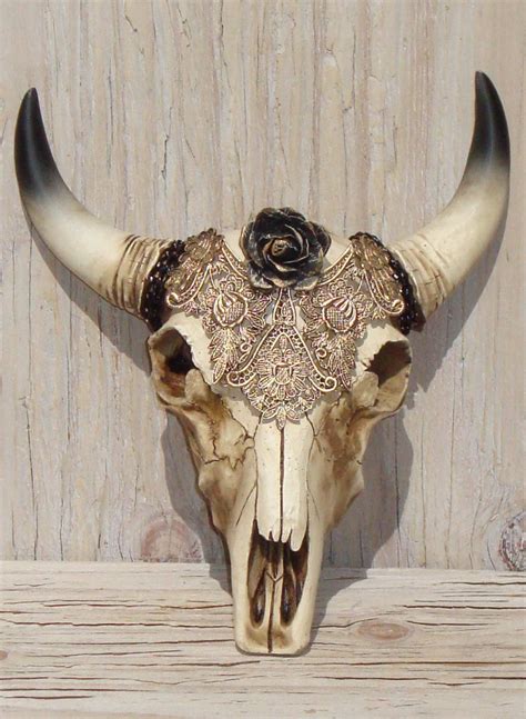 Design your everyday with cow skull art prints you'll love. Cow Skull Decor Southwestern Decor Faux Taxidermy Head