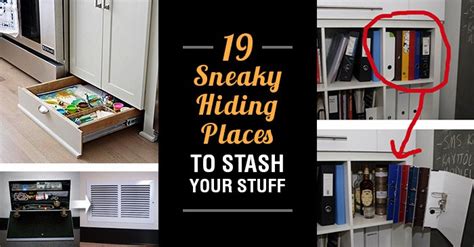 19 Sneaky Hiding Places Around The Home To Stash Your Stuff