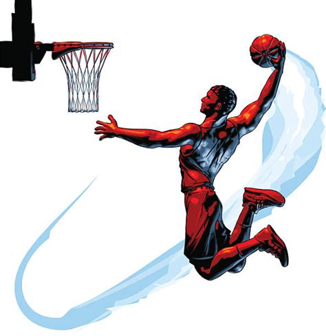 1000 Basketball Player Dunking Illustrations Royalty Free Vector