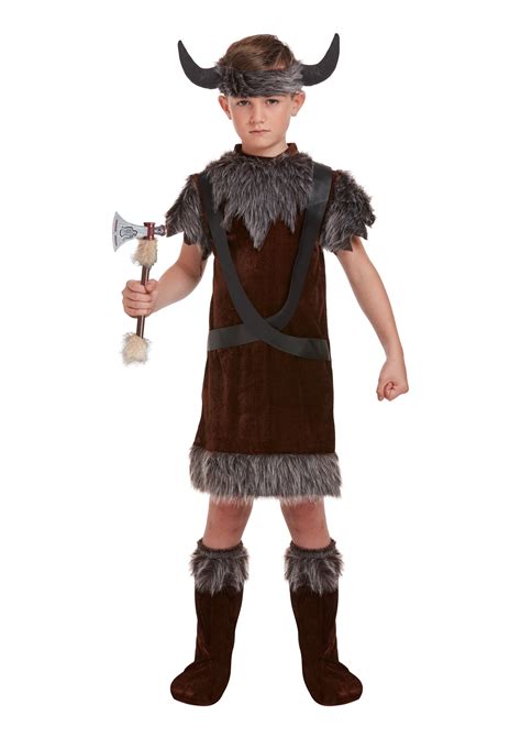 Childrens Viking Boy Costume Medium 7 9 Years Henbrandt Ltd