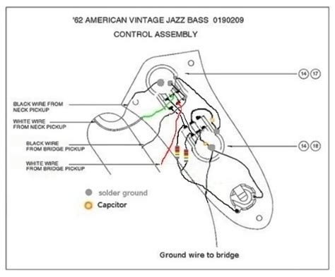 12cd1 jazz bass wiring diagram fender epanel digital books. Fender Jazz Bass Wiring Schematic - Wiring Diagram and Schematic