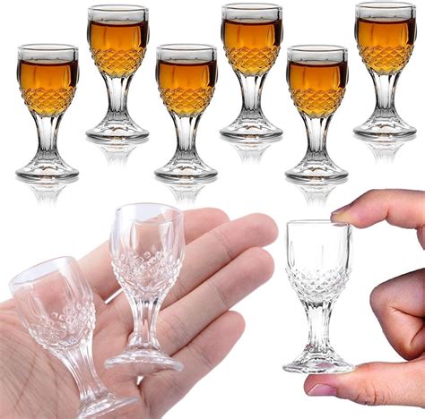 Reatr 6pack 12ml 0 5ounces Shot Glasses Baijiu Glass Mini Size Liquor Shot Glass Sake Glass Cup