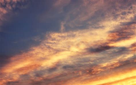 Soft Blue Sky And Sunset Cloud Stock Image Image Of Clear Beauty