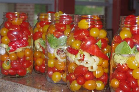 Adventures At The Crowes Table Canned Cherry Tomatoes