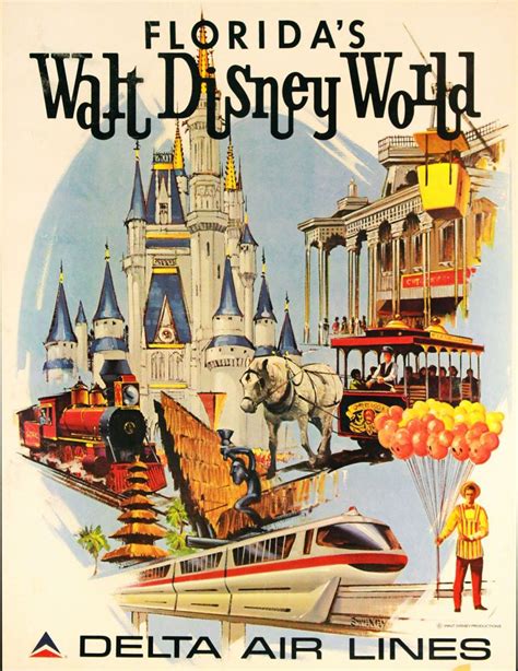 Vintage Disney Castle Posters