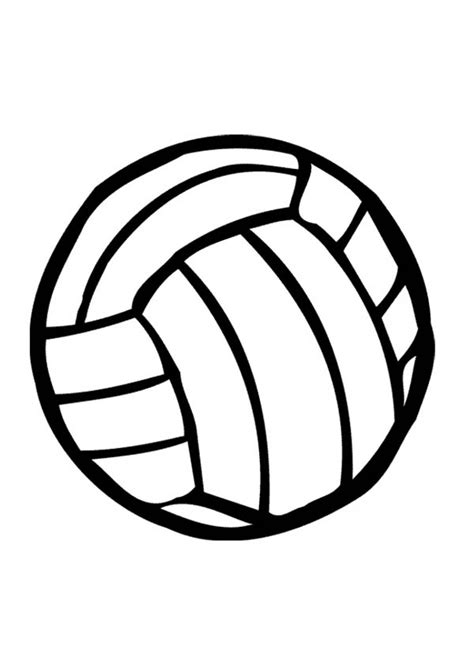Volleyball Coloring Page For Kids Download And Print Online Coloring