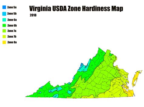 Newer Virginia Zone Hardiness Map Weather Climate Palmtalk
