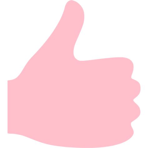 Pink Thumbs Up Icon Free Pink Hand Icons