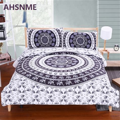 Buy Ahsnme Round Bohemian Black And White Minimalistic