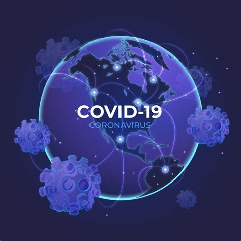 The day is reset after midnight gmt+0. Covid-19 virus concept | Free Vector