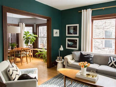 20 Modern Green Living Room