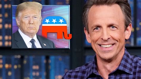 Watch Late Night With Seth Meyers Highlight Trump Held In Contempt Endorses Nonexistent Person