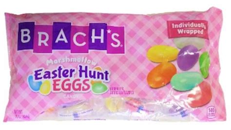 2 Bags Brachs Marshmallow Easter Hunt Eggs Individual Candy Big 16 Oz