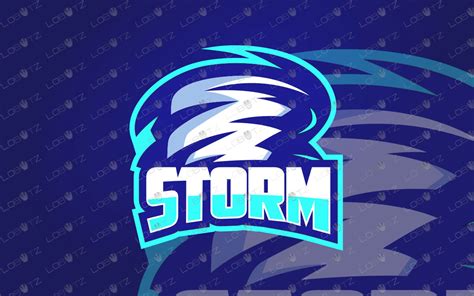 Premade Storm Mascot Logo For Sale Storm Esports Logo Lobotz Ltd