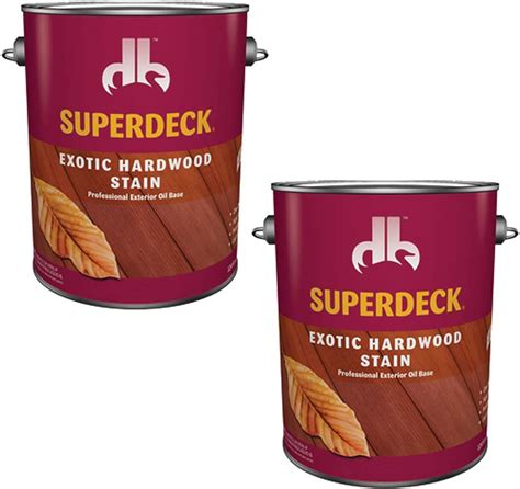 Duckback Superdeck Exotic 2502 Walnut 2 Gallon Pack Stain Amazon Canada