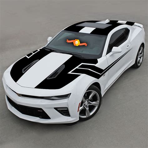 Chevrolet Camaro 2016 2018 Ss Top And Side Vinyl Stripes Complete Set