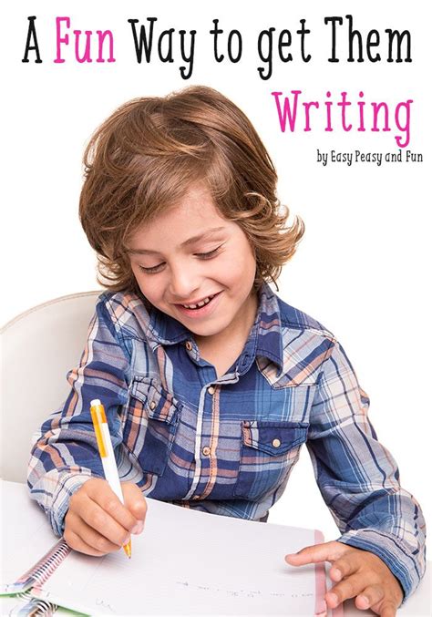 Fun Writing Activity For Kids Fun Writing Activities Homeschool