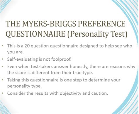 Myers Briggs Personality Test Free Online Printable Printerfriendly