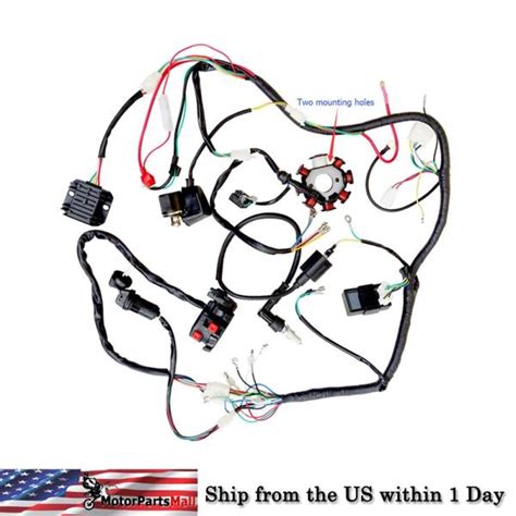 Genuine air cooled cb250d g zongshen 250cc engine with manual clutch. Complete Electric Wire Harness Wiring For 150 200cc 250cc LiFan Engine ATV QUAD | eBay