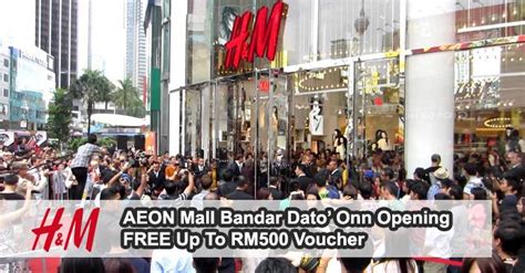 Handm Opening Special Free Up To Rm500 Shopping Voucher