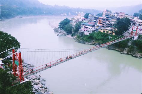 Lakshmanjhula Which Was Built In 1929 Is A Suspension Bridge Which