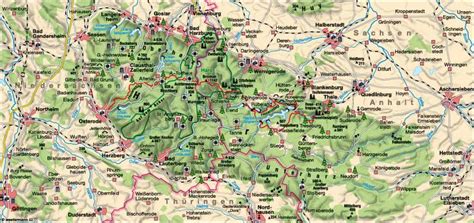 Bei der nutzung werden keine personenbezogenen daten an dritte weitergegeben. Diercke Weltatlas - Kartenansicht - Mittelgebirge Harz ...