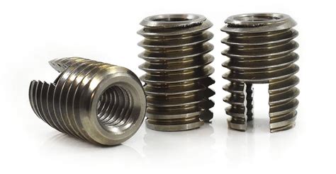 Stainless Steel Slotted Self Tapping Threaded Inserts Nuts M25 M3 M4