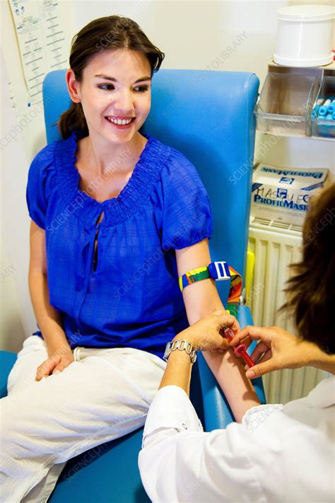 Learn about the causes of hematemesis (vomiting blood) and the medications used in treatment. Blood test - Stock Image - C031/3985 - Science Photo Library