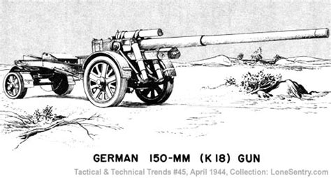Four German 150 Mm Guns Wwii Tactical And Technical Trends No 45