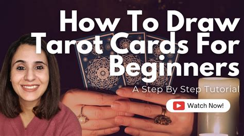 How To Draw Tarot Cards For Beginners A Step By Step Tutorial Youtube