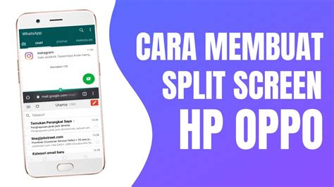 Save the settings and then exit. Cara Split Screen HP Oppo - YouTube
