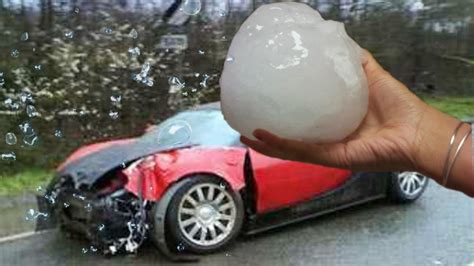 The Largest Hailstones In The World Youtube