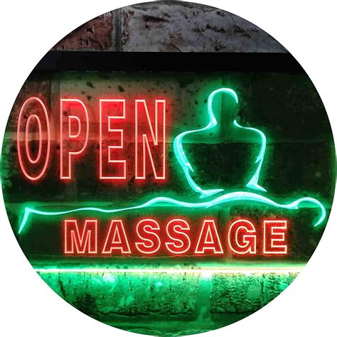Open Massage Led Neon Light Sign Way Up Ts