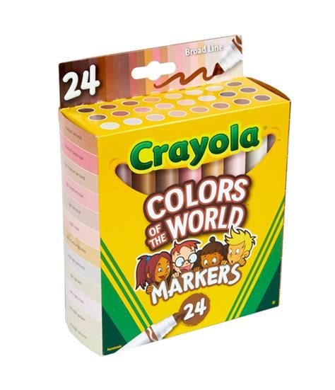 24 Colors Of The World Broadline Markers Au
