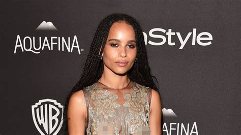 Golden Globes 2016 Afterparty Zoe Kravitz Flashes Nipples Us Weekly