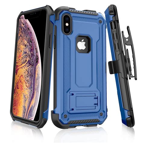 Tjs Apple Iphone Xr 2018 Case 360° Belt Clip Holster Dual Layer Hybrid