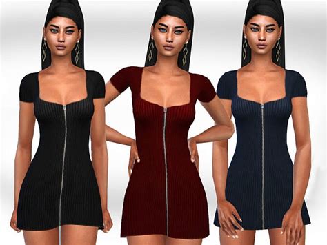 Short Sleeve Dress By Saliwa At Tsr Sims 4 Updates