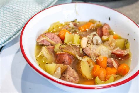 Instant Pot Kielbasa Potato And Bean Soup