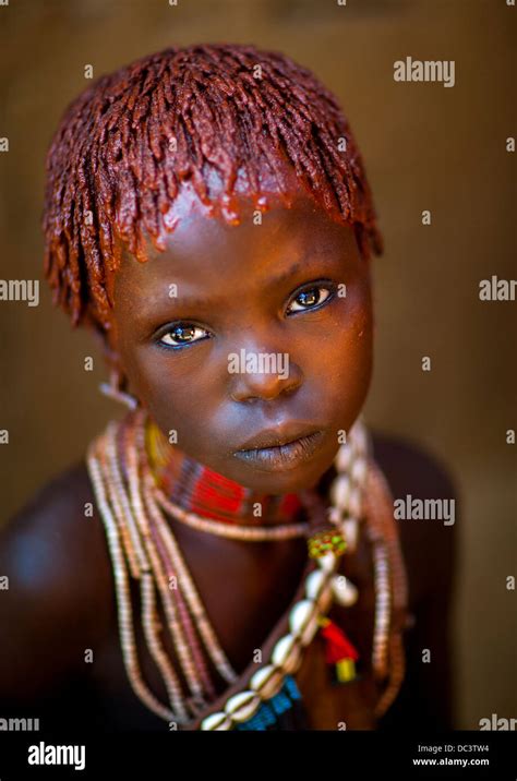 Hamer Tribe Girl Turmi Omo Valley Ethiopia Stock Photo Alamy